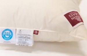 Подушка пуховая мягкая ORGANIC DOWN GRASS 50х68 от German Grass