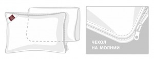 Подушка упругая MEMORY SILK GRASS 50х68 от German Grass