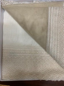 Комплект 1022 Macrame (2 скатерти 170x280, 120x220 +12 салфеток) от Gamba