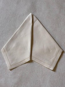 Скатерть льняная 1732 BEIGE 170х270+12 салфеток от Gamba