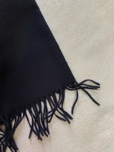 Плед элитный 100% кашемировый PURE CASHMERE черный 140х180 от Palombella