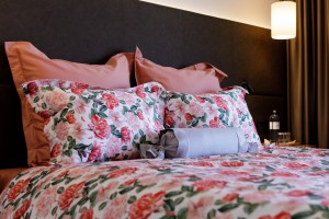 Элитное немецкое постельное белье евро Coral Peony от Von der Thannen