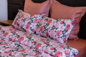 Элитное немецкое постельное белье евро Coral Peony от Von der Thannen