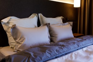 Элитное немецкое постельное белье Семейное Twist grey&beige от Von der Thannen