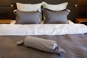 Элитное немецкое постельное белье Семейное Twist grey&white от Von der Thannen