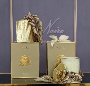 Свеча ароматическая большая 600 гр HERRINGBONE CREAM от Cote Noir