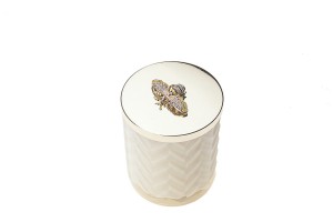 Свеча ароматическая большая 600 гр HERRINGBONE CREAM от Cote Noir