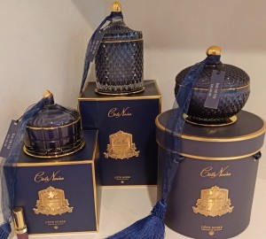 Свеча ароматическая 300 гр Navy  Round Art Deco от Cote Noir