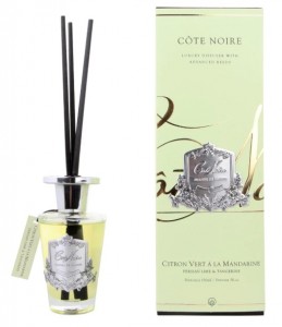 Ароматический диффузор 150 мл Cote Noir CITRON VERT серебряный декор