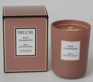 Свеча парфюмированная 500 гр Rose-Champagne от COR MULDER