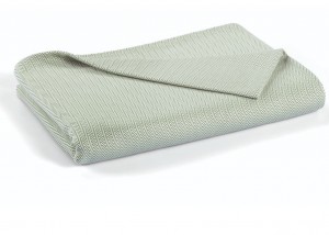 Покрывало пикейное 240X260 Lines sage green (зеленый) от L'appartement