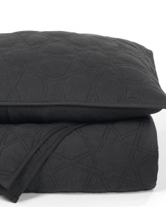 Покрывало хлопковое 240X260 Shape anthracite (антрацит) от L'appartement