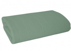 Покрывало пикейное 220X230 Birmingham seafoam(морская пена) от L'appartement