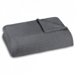 Плед 130х170 Carmen dark gray (темно-серый) от L'appartement