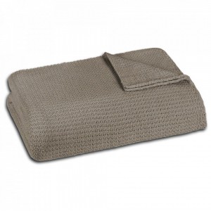 Плед 130х170 Carmen warm grey (дым) от L'appartement