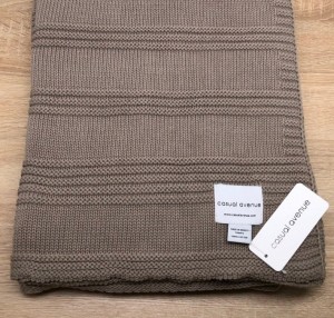 Плед 130х170 Mollydark warm grey (дым) от L'appartement