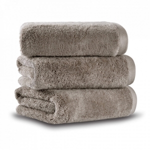 Полотенце из органического хлопка Ecolux warm gray (дым) 50х90 от Lapartment (Casual Avenue)