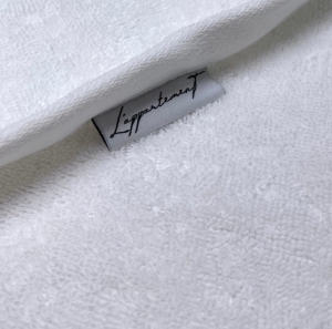 Полотенце из органического хлопка Ecolux white (белый) 100х180 от Lapartment (Casual Avenue)