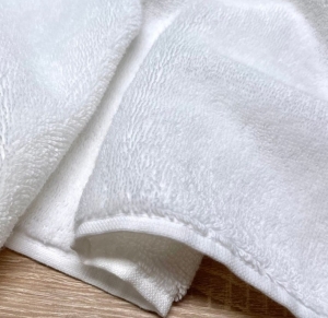 Полотенце из органического хлопка Ecolux white (белый) 100х180 от Lapartment (Casual Avenue)
