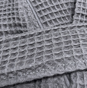 Халат Кимоно Унисекс вафельный банный Mia Waffle dark grey (темно-серый) от Casual Avenue