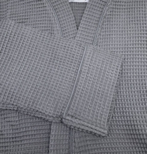 Халат Кимоно Унисекс вафельный банный Mia Waffle dark grey (темно-серый) от Casual Avenue