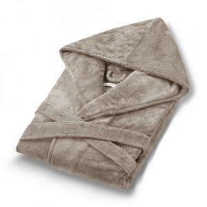 Халат с капюшоном Chicago от Casual Avenue warm gray (дым)
