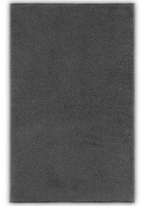 Коврик для ванной из длинноволокнистого хлопка 50x79 Fancy charcoal (антрацит) от Lapartment (Casual Avenue)
