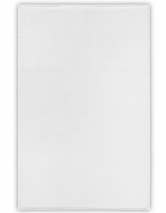 Коврик для ванной из длинноволокнистого хлопка 50x79 Fancy white (белый) от Lapartment (Casual Avenue)