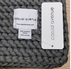 Коврик для ванной 50x80 Casual Avenue Norvage dark grey (темно-серый)