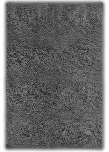 Коврик для ванной из длинноволокнистого хлопка 60x90 Terry Tufted dark grey (темно-серый) от Lapartment (Casual Avenue)