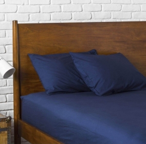 Пододеяльник из длинноволокнистого хлопка 200х220 Percale deep blue (темно-синий) от Casual Avenue  (Lappartment)