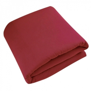 Постельное белье из длинноволокнистого хлопка евро Percale marsala (винный) от Casual Avenue  (Lappartment)