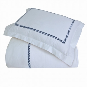 Пододеяльник Messina Marine 200х220 white/deep-blue ( белый/синий) от L'appartment (Casual Avenue)