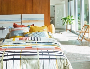 Постельное белье 1,5 спальное евро MIAMI CURRY от Scion