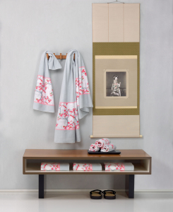 Полотенце шенилловое Yamakawa white/candy pink 37х50 от Feiler