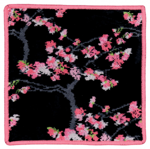 Полотенце шенилловое Yamakawa black/azalea 25х25 от Feiler Полотенце шенилловое Yamakawa black/azalea 25х25 от Feiler