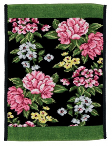 Полотенце шенилловое Peony schwarz 189 37х50 от Feiler