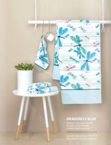 Полотенце шенилловое Dragonfly blue 50х100 от Feiler