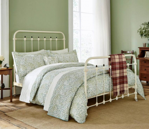 Постельное белье евро макси Morris&Co Willow bough sage green