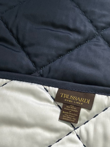 Покрывало хлопок 100% 270х260 SEAM LINE notte от Trussardi