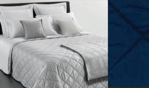 Покрывало хлопок 100% 270х260 SEAM LINE notte от Trussardi