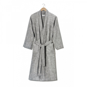 Халат Кимоно Унисекс вафельный банный Grade от Casual Avenue dark gray (темно-серый)