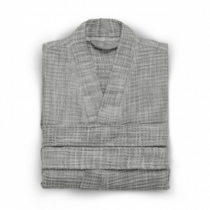 Халат Кимоно Унисекс вафельный банный Grade от Casual Avenue dark gray (темно-серый)