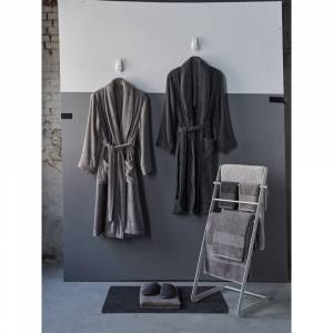 Халат махровый Hamam Ash dark grey темно-серый