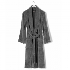 Халат махровый Hamam Aire dark grey темно-серый