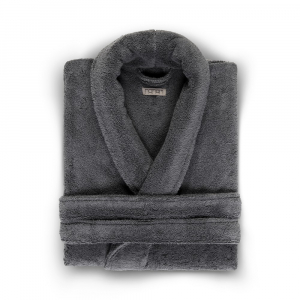 Халат махровый Hamam Olympia темно-серый dark grey