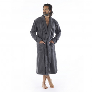 Халат мужской Hamam Sultan dark grey (темно-серый)