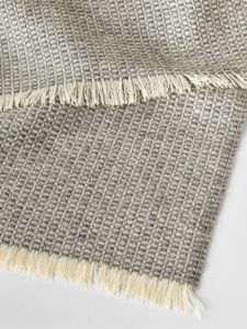 Плед 130x190 Elvang Bricks (white/light grey/grey)