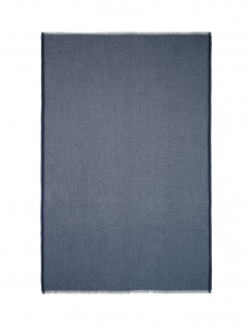Плед из бэби альпаки Herringbone  dark blue/grey 130х190 от ELVANG