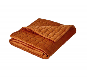 Покрывало велюр 180х260 SPIRIT Tangerine от Blanc des Vosges